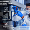 100 Pcs Disposable Nitrile Gloves, Latex-Free & Powder-Free Non-Sterile Food Safe Cleaning Glove